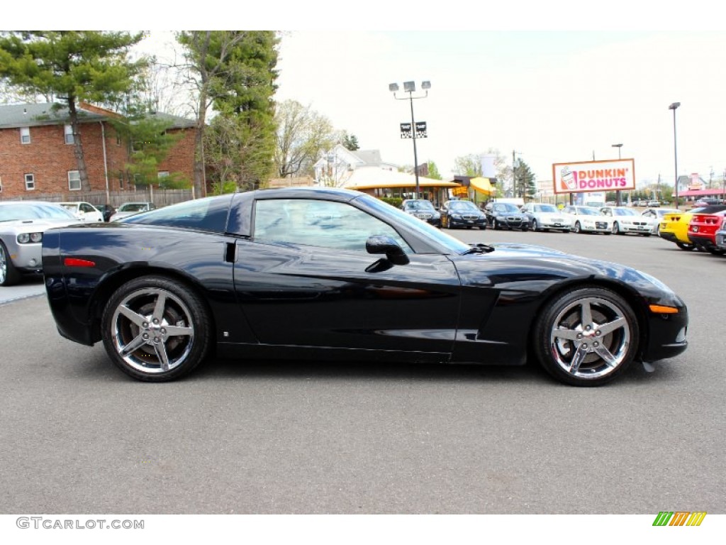 2007 Corvette Coupe - Black / Ebony photo #10