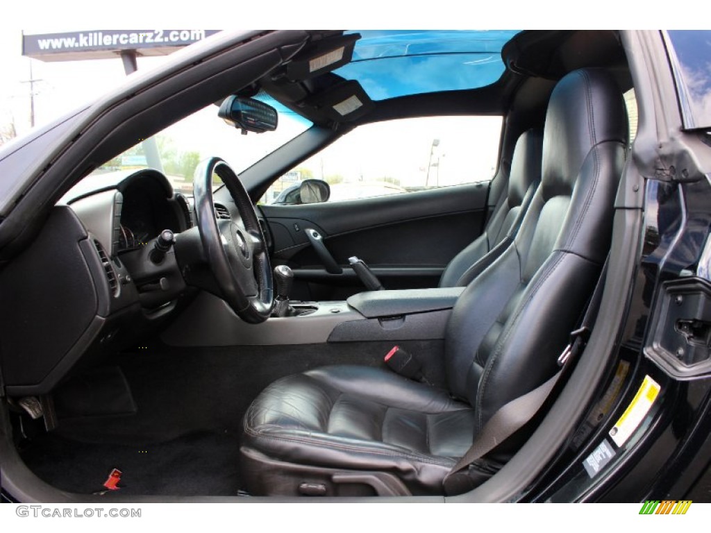 2007 Corvette Coupe - Black / Ebony photo #13