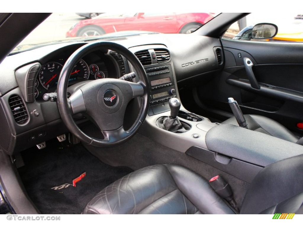 2007 Corvette Coupe - Black / Ebony photo #15