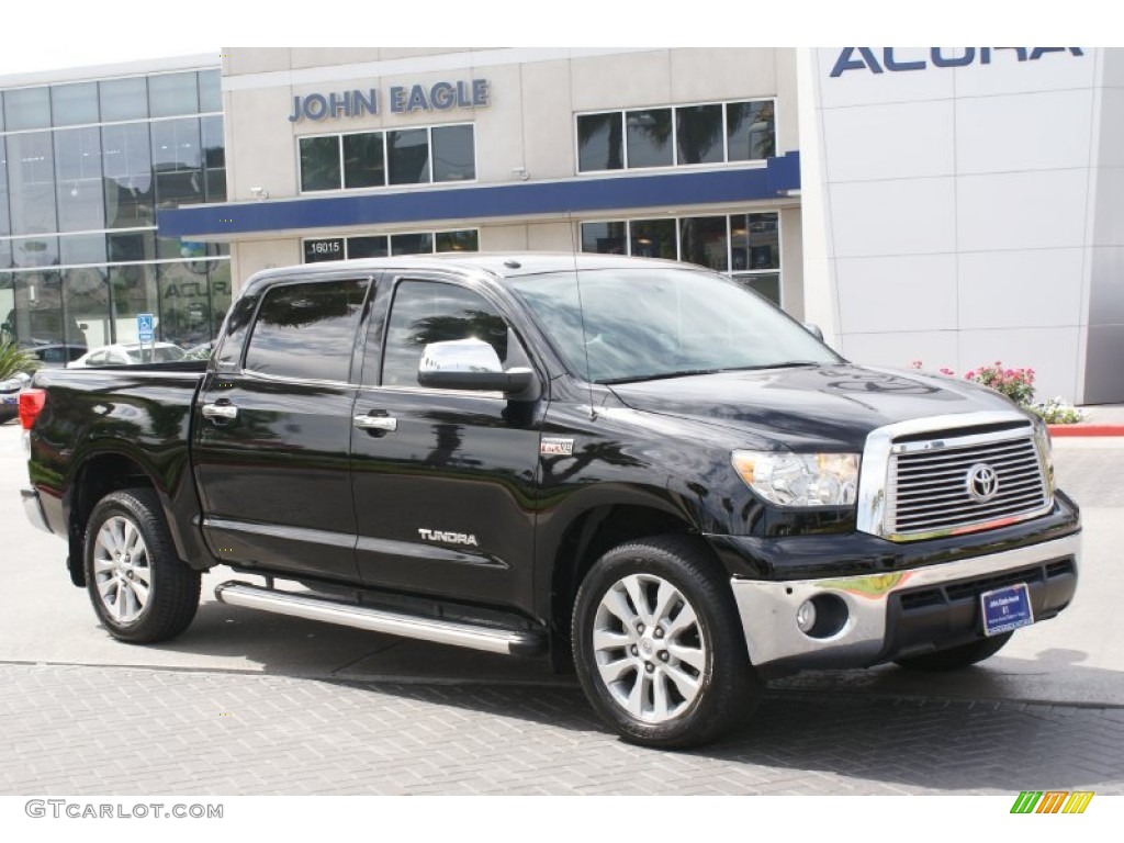 2012 Tundra Limited CrewMax - Black / Graphite photo #3