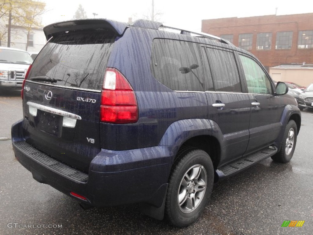 2008 GX 470 - Nautical Blue Metallic / Dark Gray photo #4