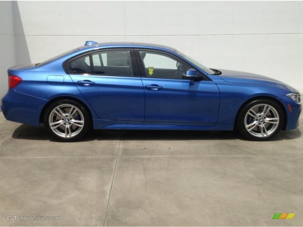 Estoril Blue 2014 BMW 3 Series 335i Sedan Exterior Photo #93120374
