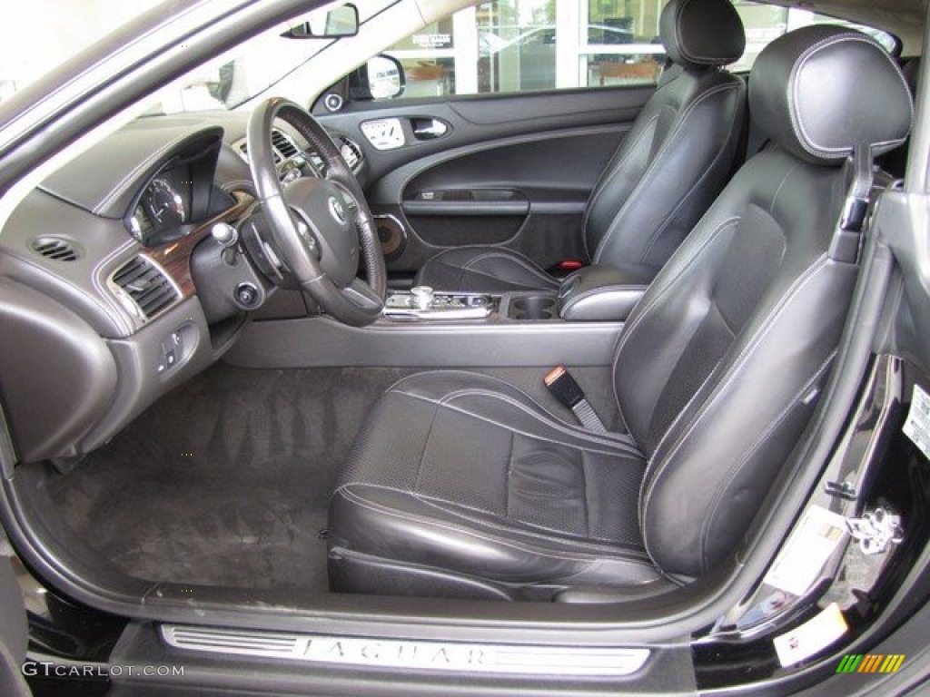 Warm Charcoal Interior 2010 Jaguar XK XK Coupe Photo #93120470
