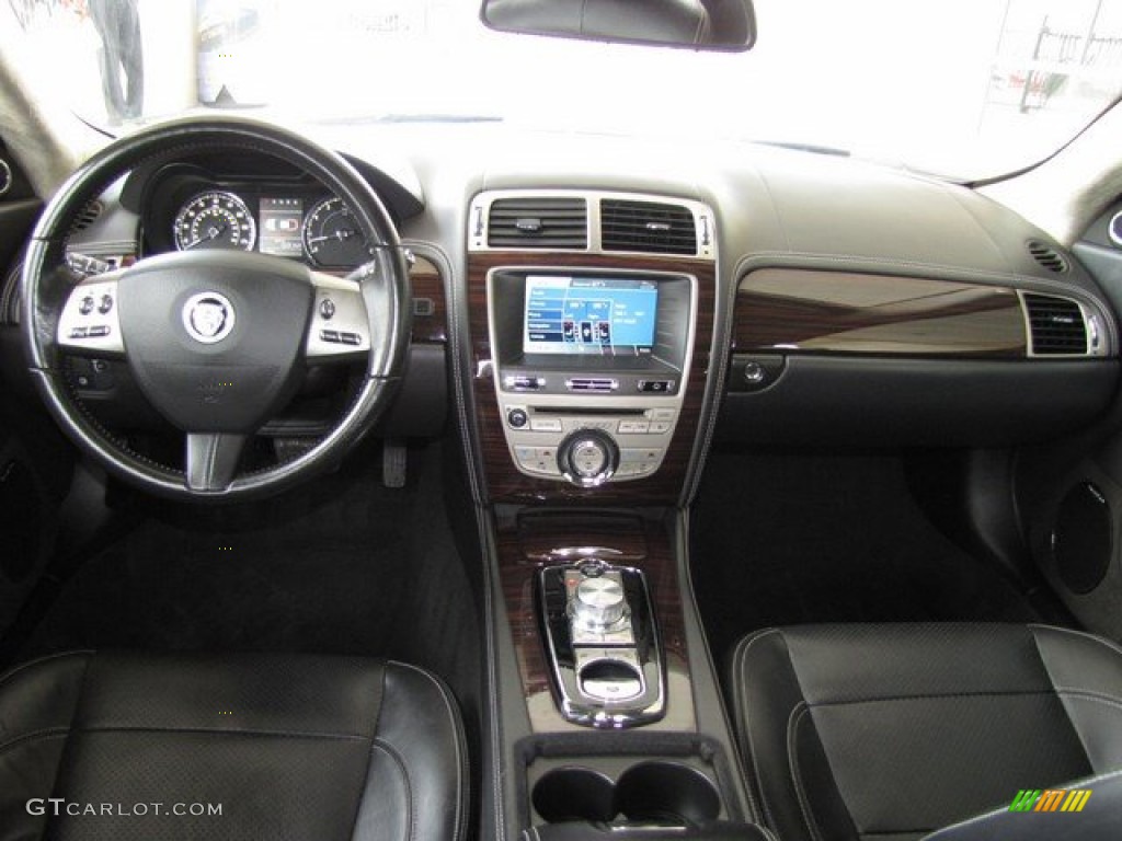 2010 Jaguar XK XK Coupe Warm Charcoal Dashboard Photo #93120491