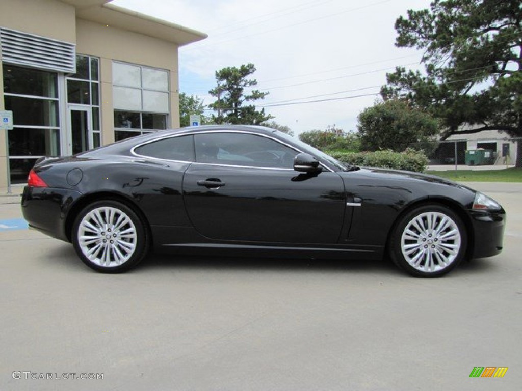 Ultimate Black Metallic 2010 Jaguar XK XK Coupe Exterior Photo #93120665