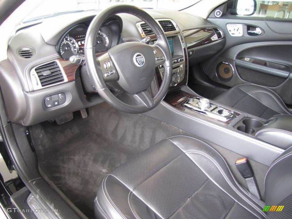 Warm Charcoal Interior 2010 Jaguar XK XK Coupe Photo #93120683