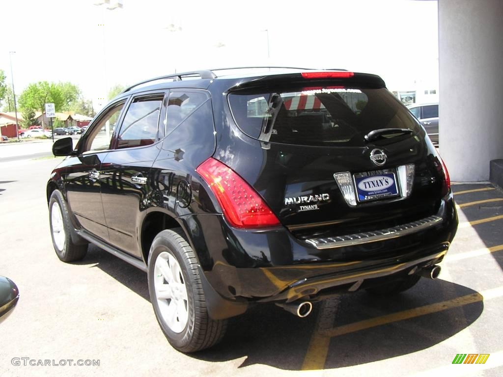 2007 Murano S - Super Black / Cafe Latte photo #2