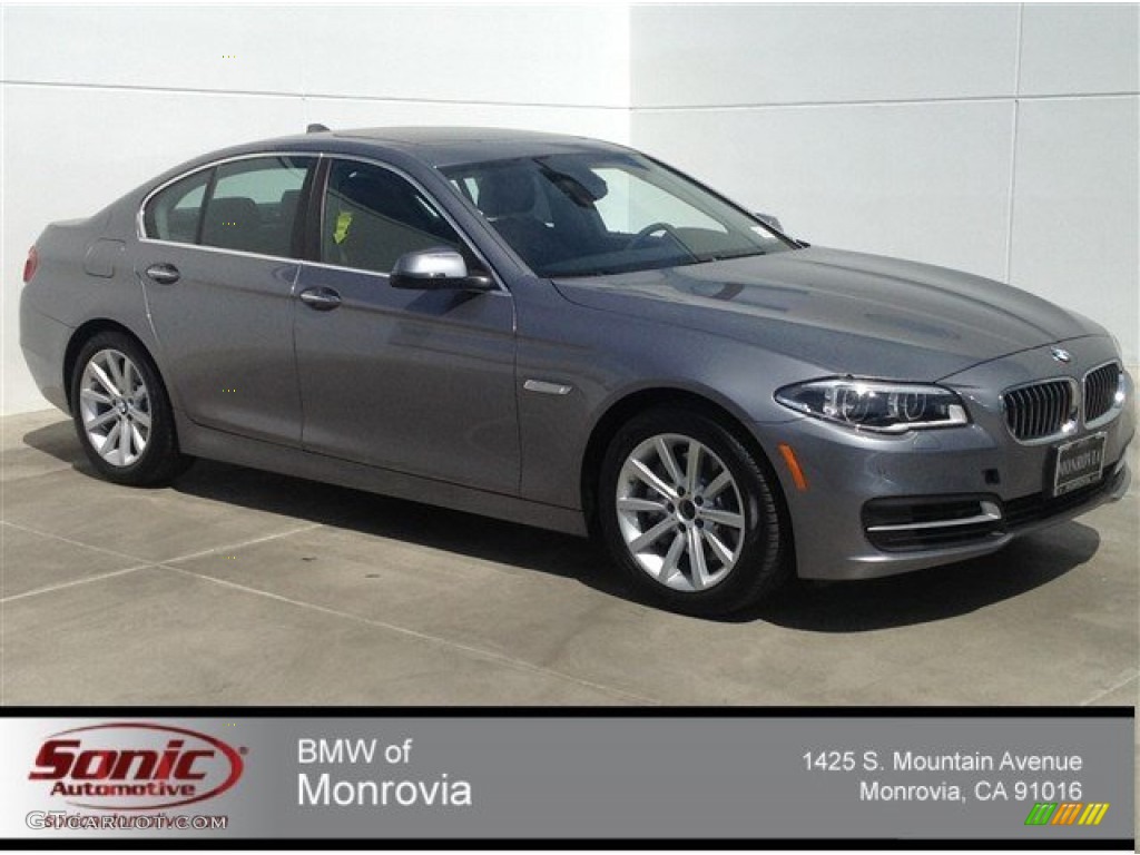 2014 5 Series 535i Sedan - Callisto Grey Metallic / Black photo #1