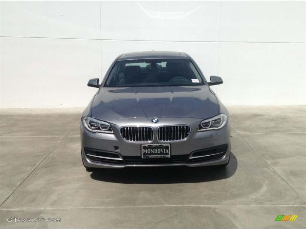 2014 5 Series 535i Sedan - Callisto Grey Metallic / Black photo #3