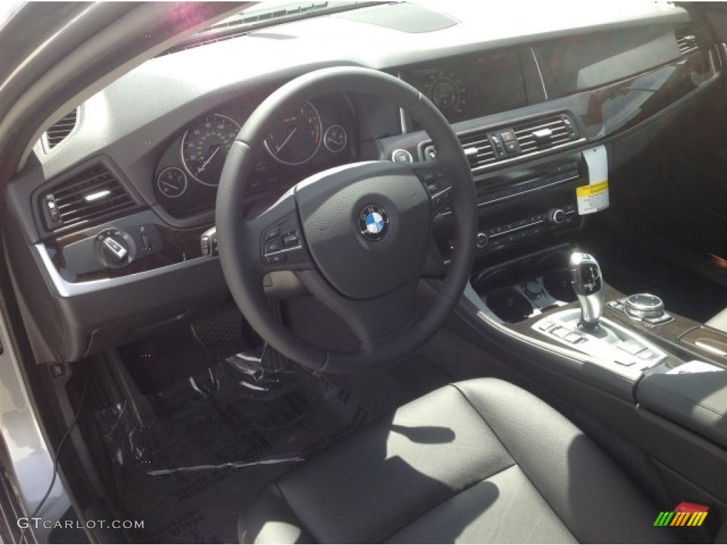 2014 5 Series 535i Sedan - Callisto Grey Metallic / Black photo #6