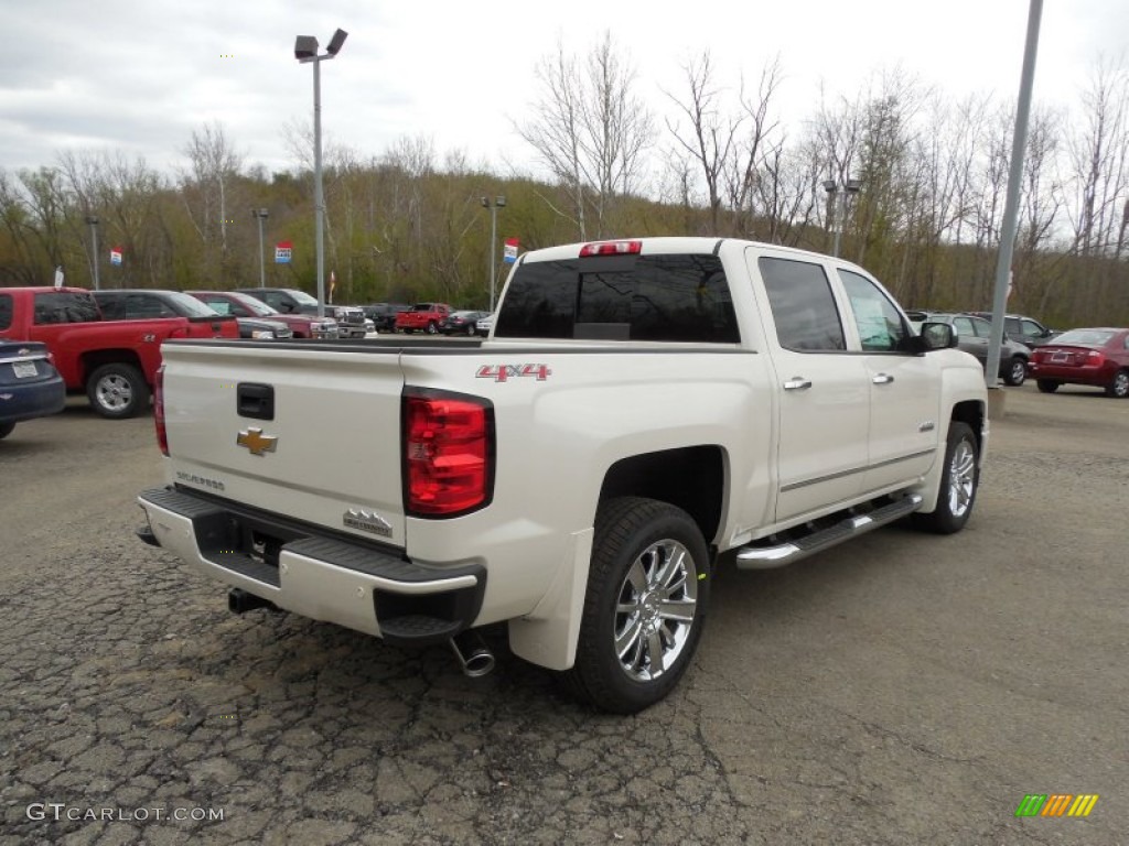 2014 Silverado 1500 High Country Crew Cab 4x4 - White Diamond Tricoat / High Country Saddle photo #8