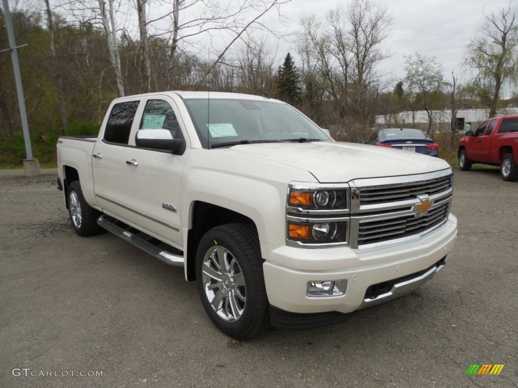 2014 Silverado 1500 High Country Crew Cab 4x4 - White Diamond Tricoat / High Country Saddle photo #10