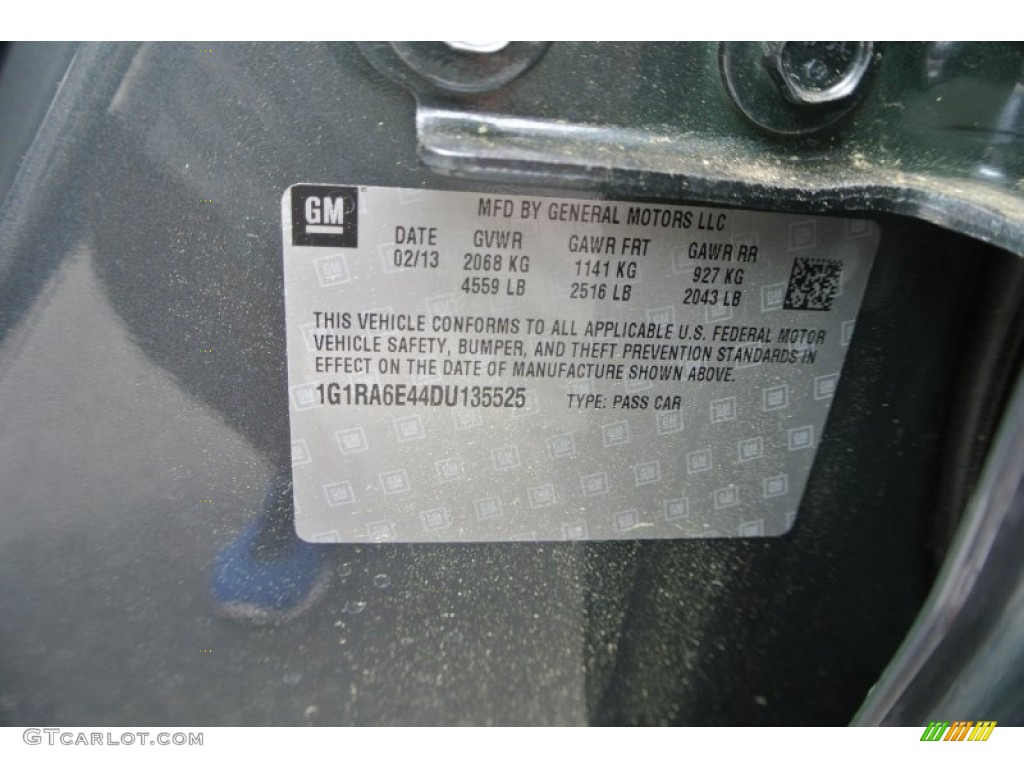 2013 Volt  - Cyber Gray Metallic / Pebble Beige/Dark Accents photo #7