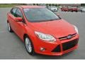 2012 Race Red Ford Focus SEL Sedan  photo #1