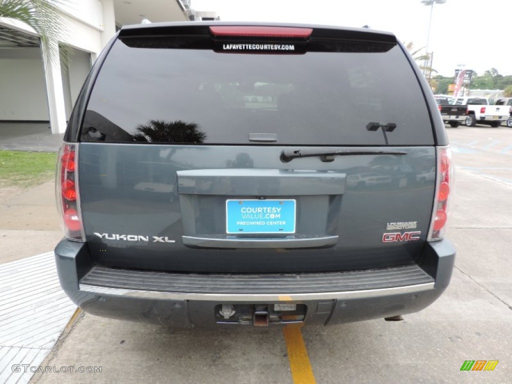 2007 Yukon XL Denali AWD - Stealth Gray Metallic / Cocoa/Light Cashmere photo #3