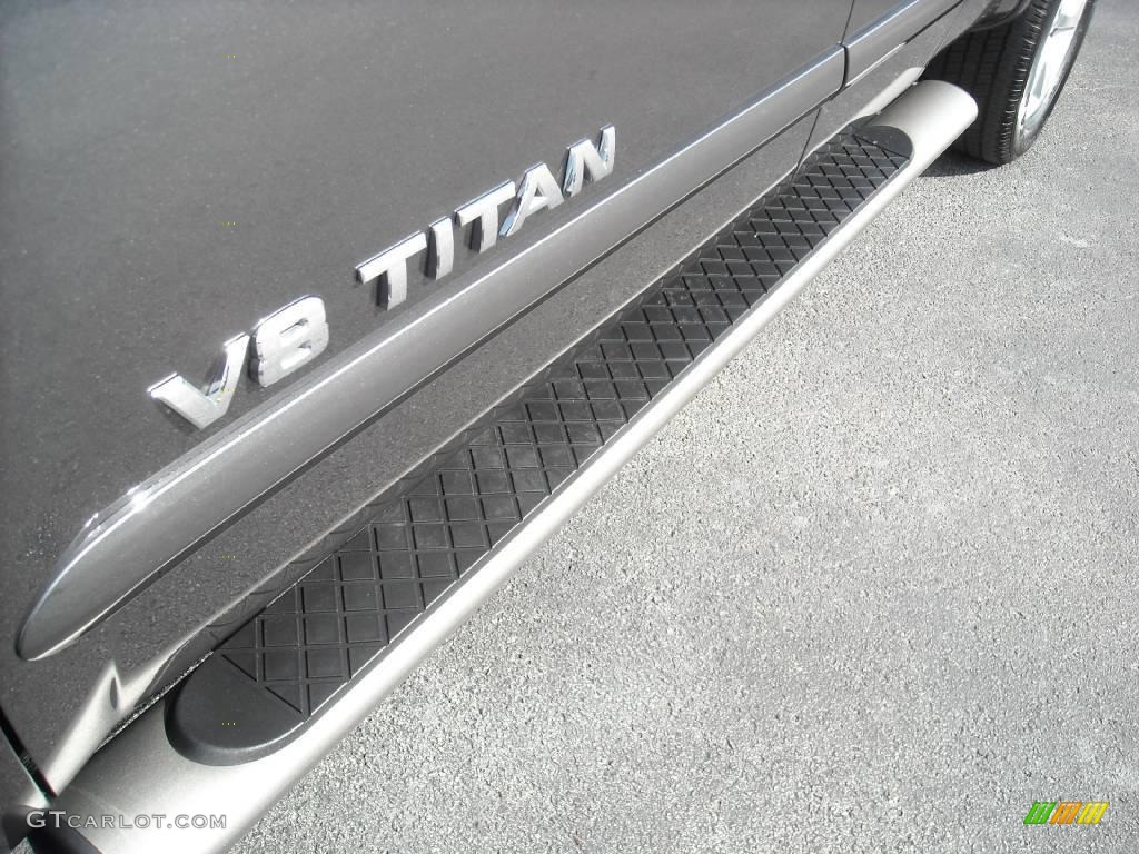 2008 Titan Pro-4X King Cab 4x4 - Smoke Gray / Charcoal photo #19