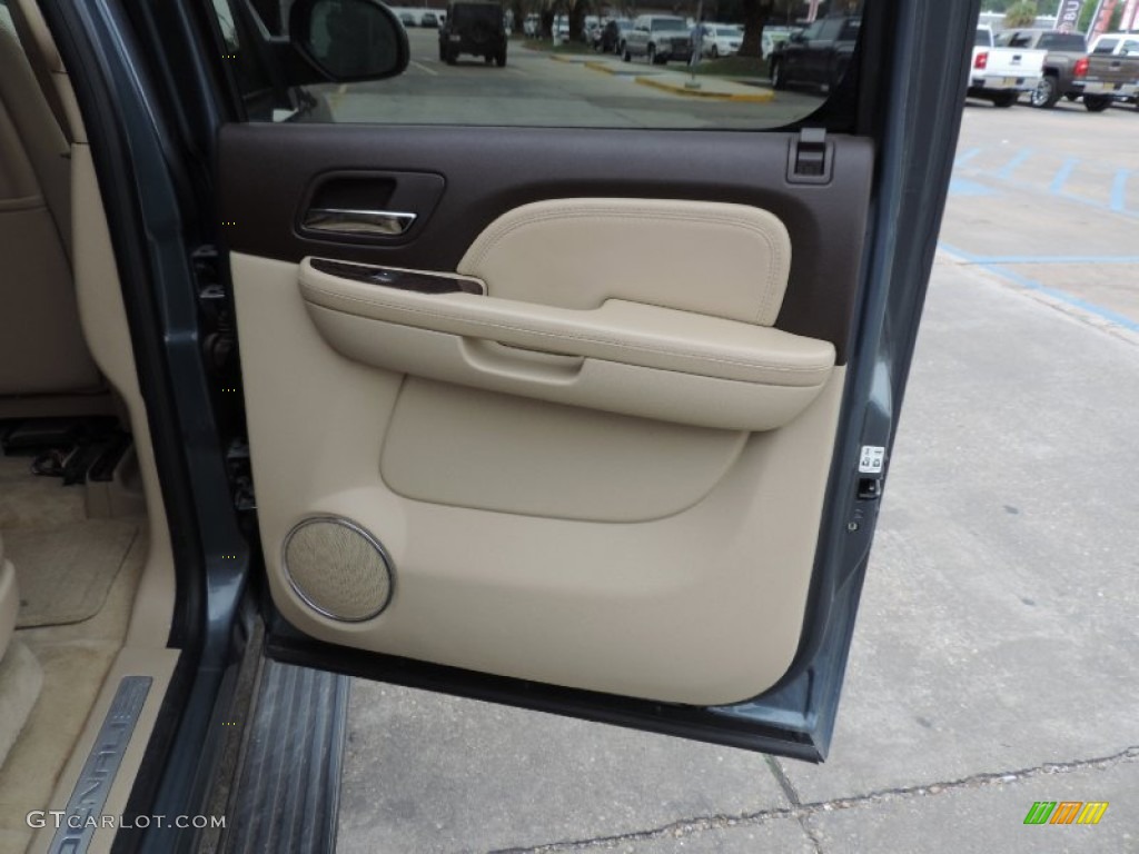 2007 Yukon XL Denali AWD - Stealth Gray Metallic / Cocoa/Light Cashmere photo #12