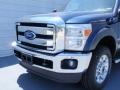 2015 Blue Jeans Ford F250 Super Duty Lariat Crew Cab 4x4  photo #11