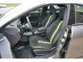 2014 Mercedes-Benz CLA Neon Art Black/DINAMICA w/Yellow Stitching Interior Front Seat Photo