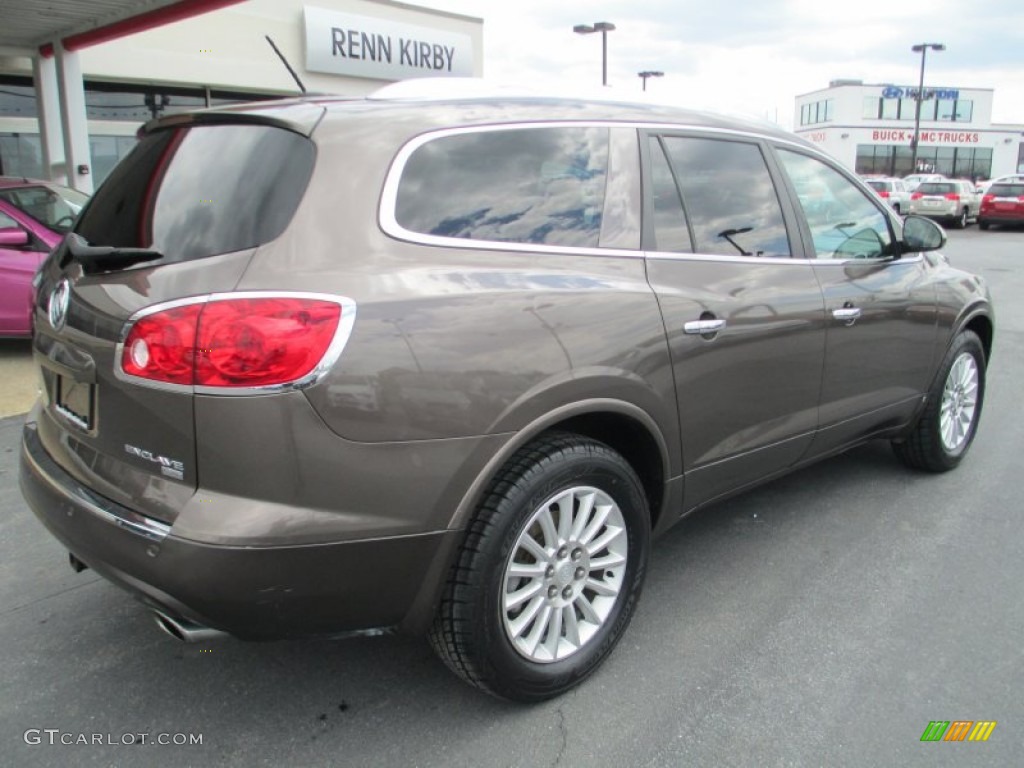 2009 Enclave CXL AWD - Cocoa Metallic / Cocoa/Cashmere photo #7