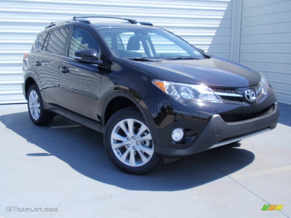 2014 RAV4 Limited - Black / Terracotta photo #1