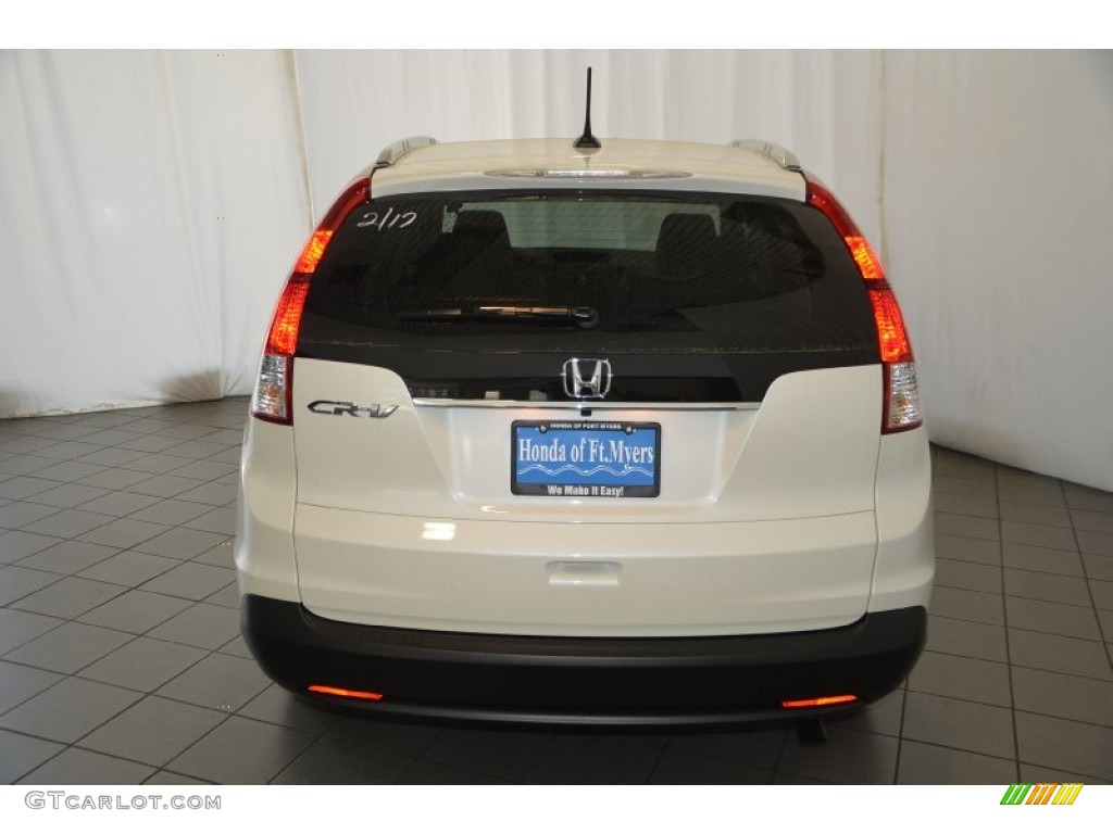 2014 CR-V EX-L - White Diamond Pearl / Beige photo #7