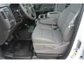Jet Black/Dark Ash 2015 Chevrolet Silverado 3500HD WT Crew Cab Dual Rear Wheel 4x4 Interior Color