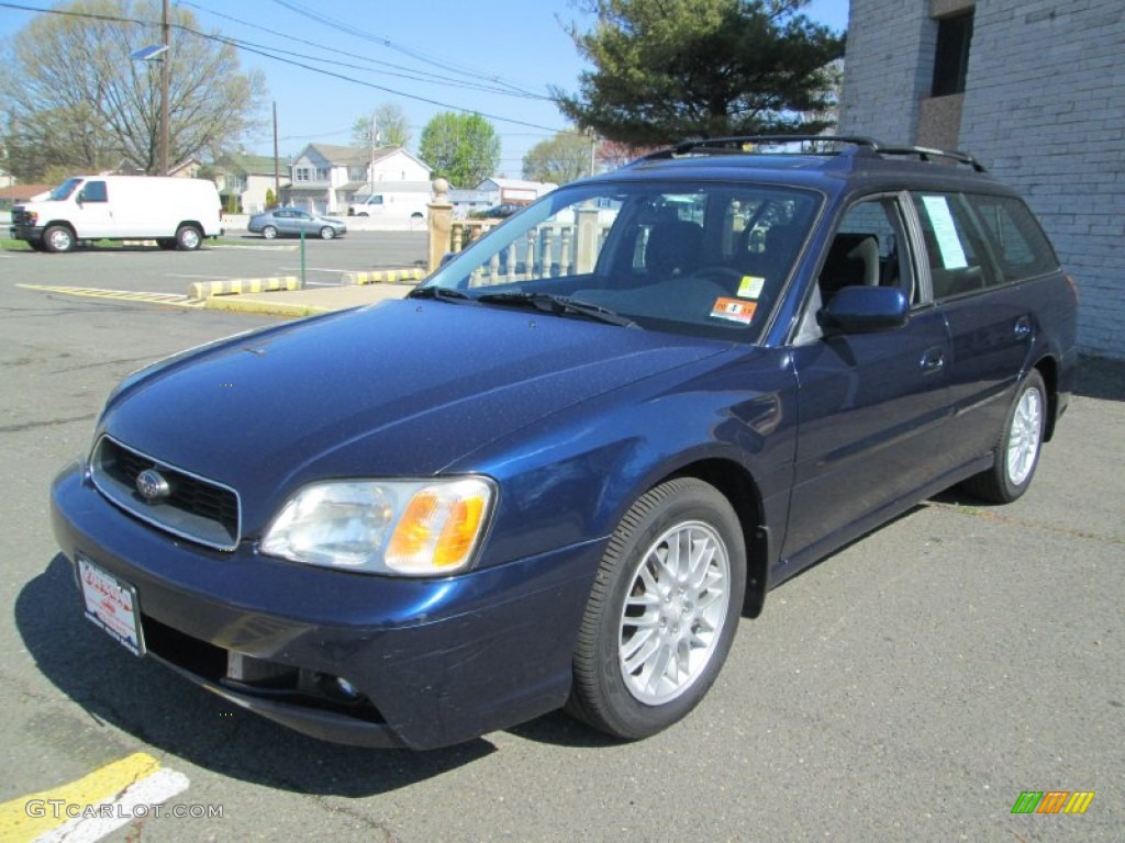 2003 Legacy L Wagon - Mystic Blue Pearl / Gray photo #2