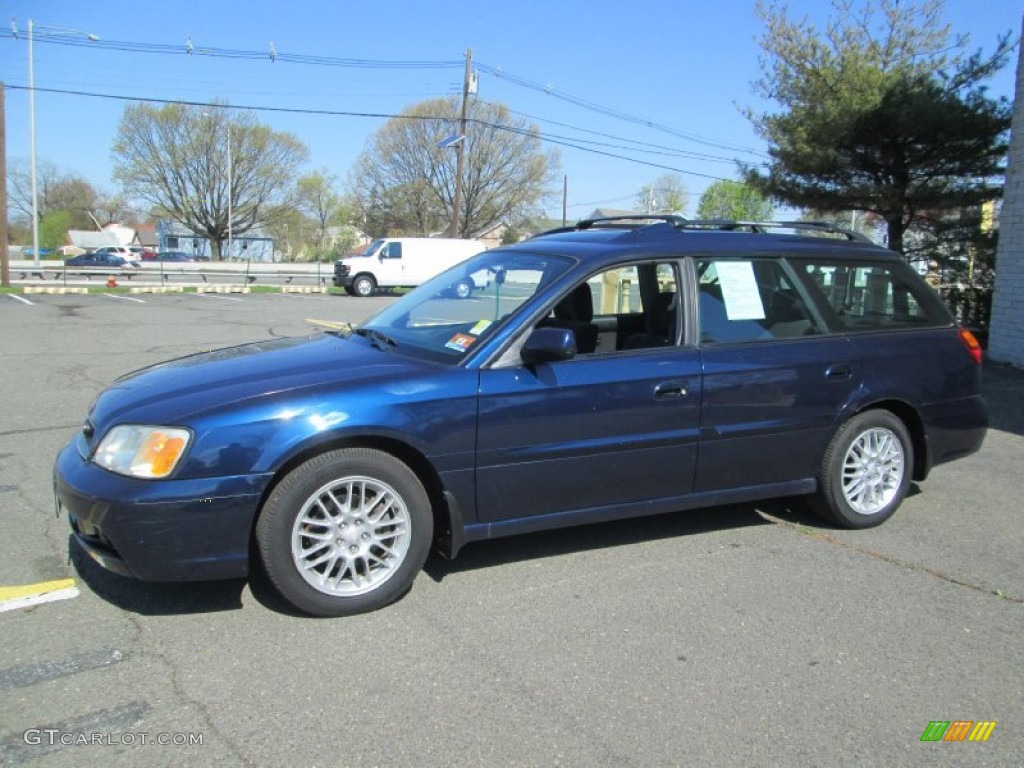 2003 Legacy L Wagon - Mystic Blue Pearl / Gray photo #3