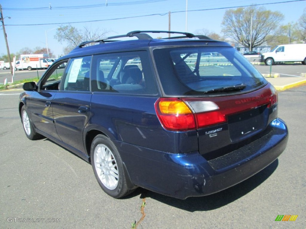 2003 Legacy L Wagon - Mystic Blue Pearl / Gray photo #5