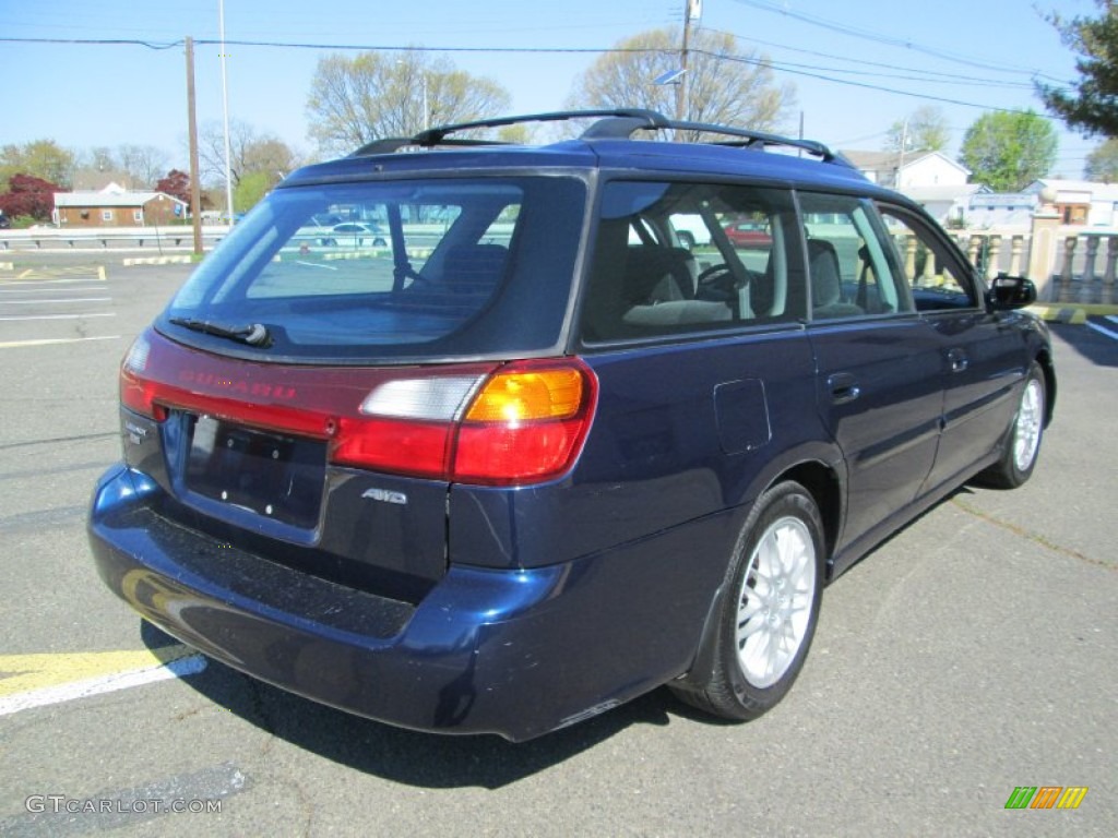 2003 Legacy L Wagon - Mystic Blue Pearl / Gray photo #7