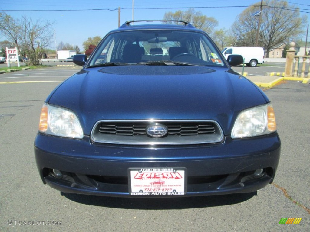 2003 Legacy L Wagon - Mystic Blue Pearl / Gray photo #12