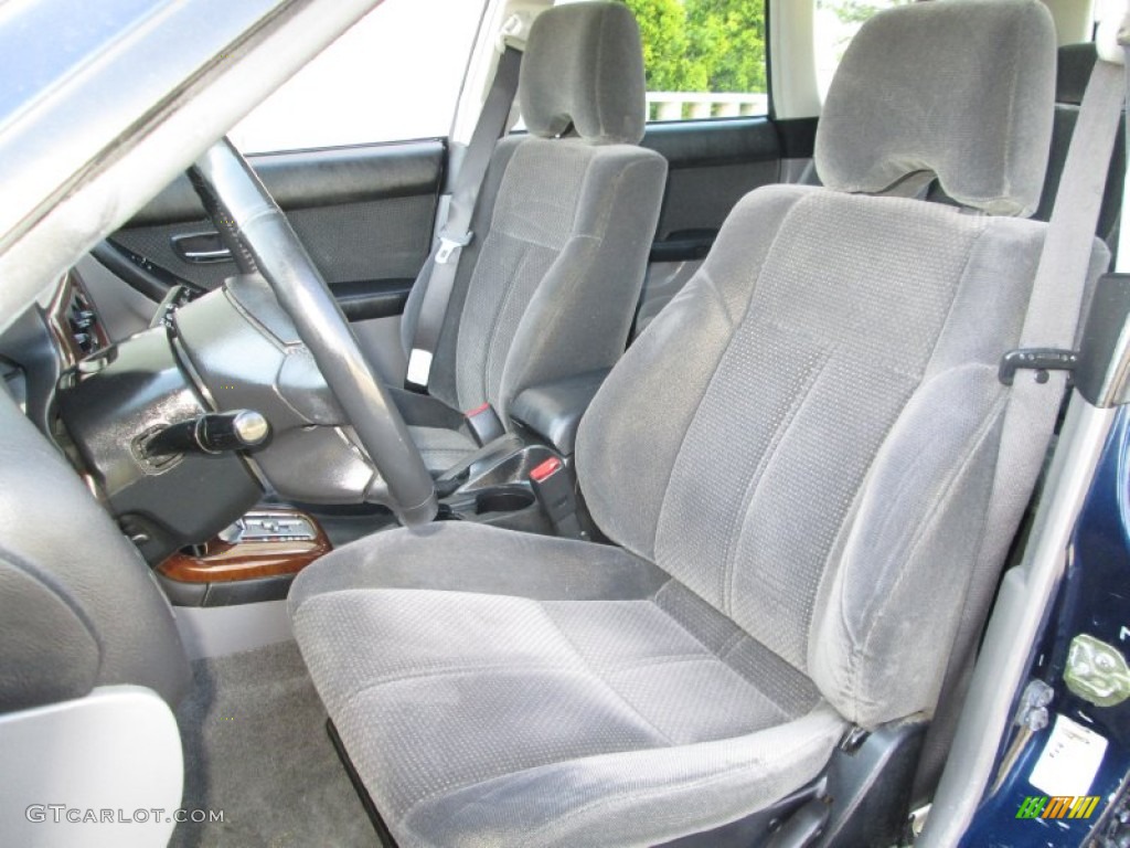 2003 Legacy L Wagon - Mystic Blue Pearl / Gray photo #13