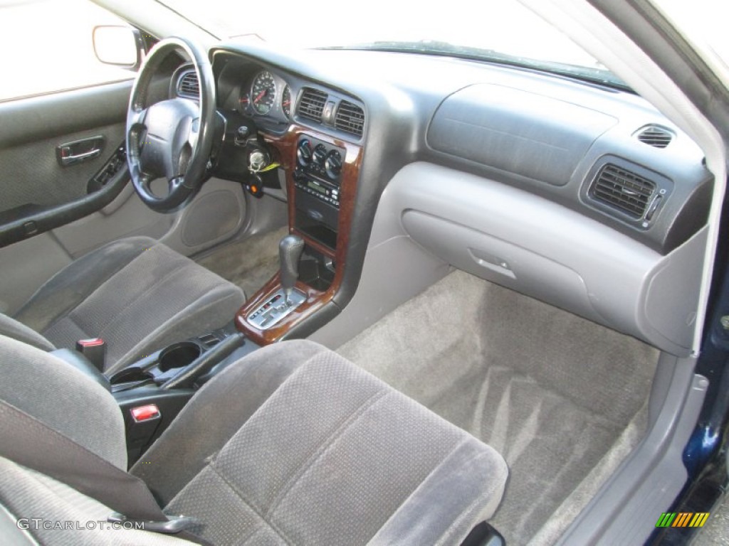 2003 Legacy L Wagon - Mystic Blue Pearl / Gray photo #16