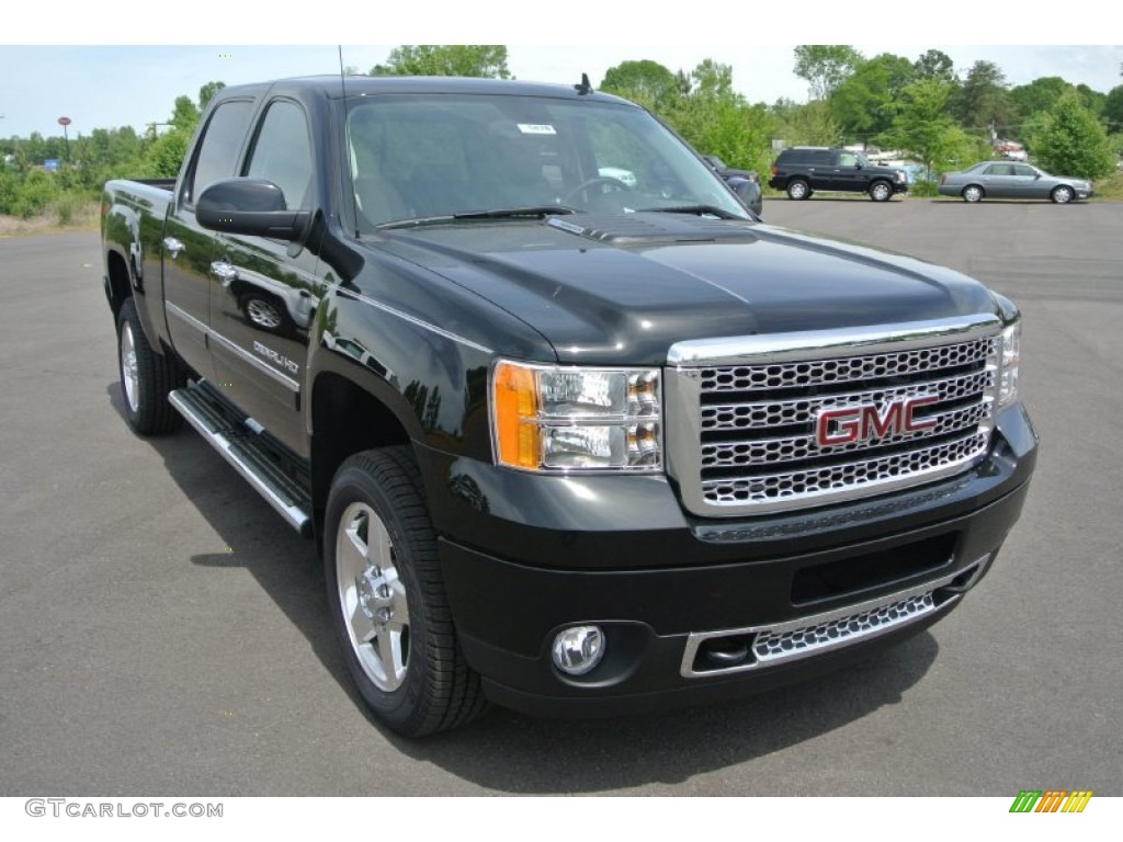 2014 Sierra 2500HD Denali Crew Cab 4x4 - Onyx Black / Ebony photo #1