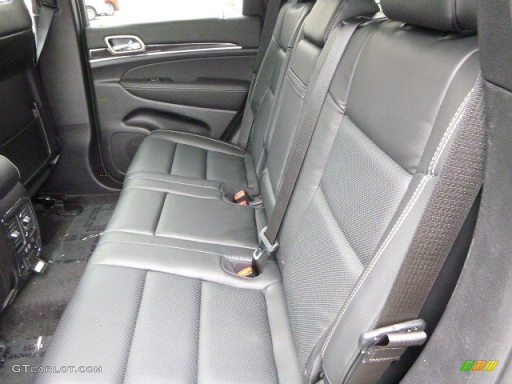 2014 Jeep Grand Cherokee Overland 4x4 Rear Seat Photo #93131418