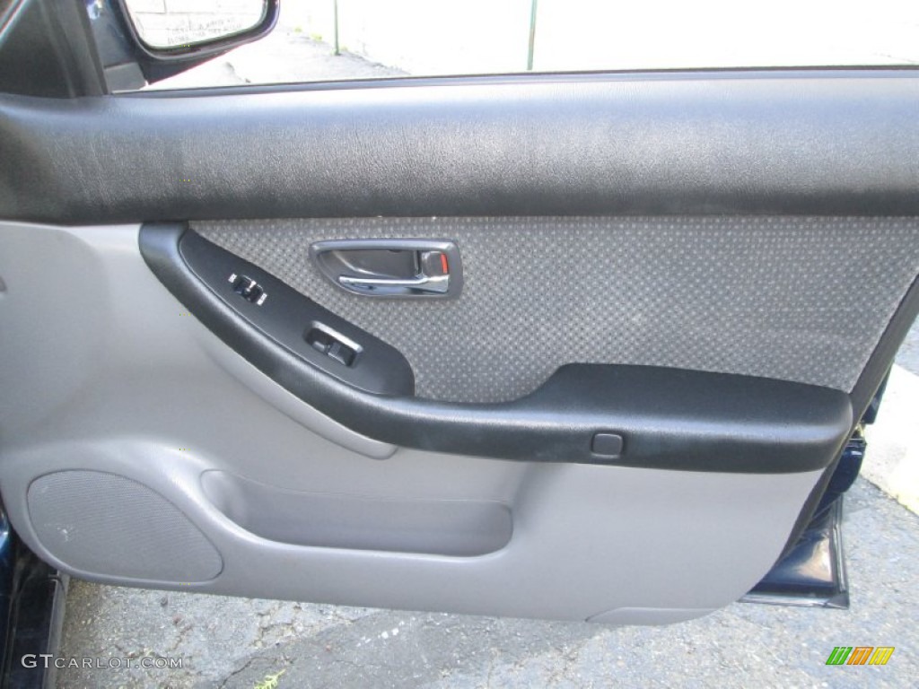 2003 Legacy L Wagon - Mystic Blue Pearl / Gray photo #27