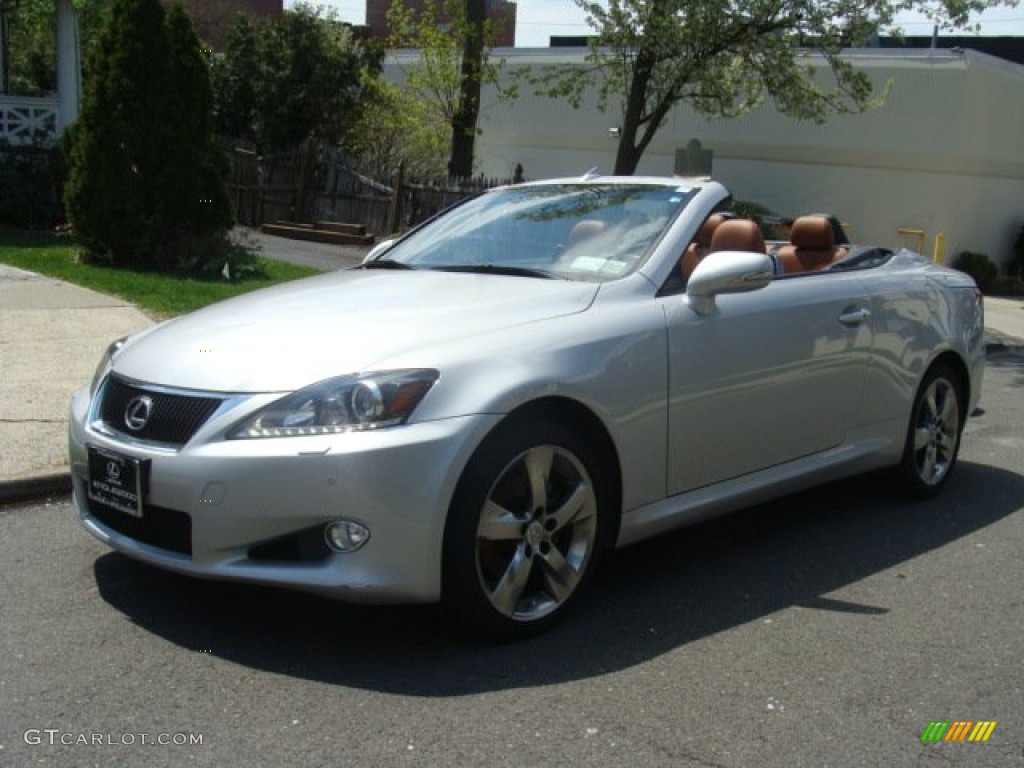 2011 IS 250C Convertible - Tungsten Pearl / Saddle Tan photo #1