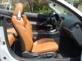 2011 Lexus IS Saddle Tan Interior Front Seat Photo