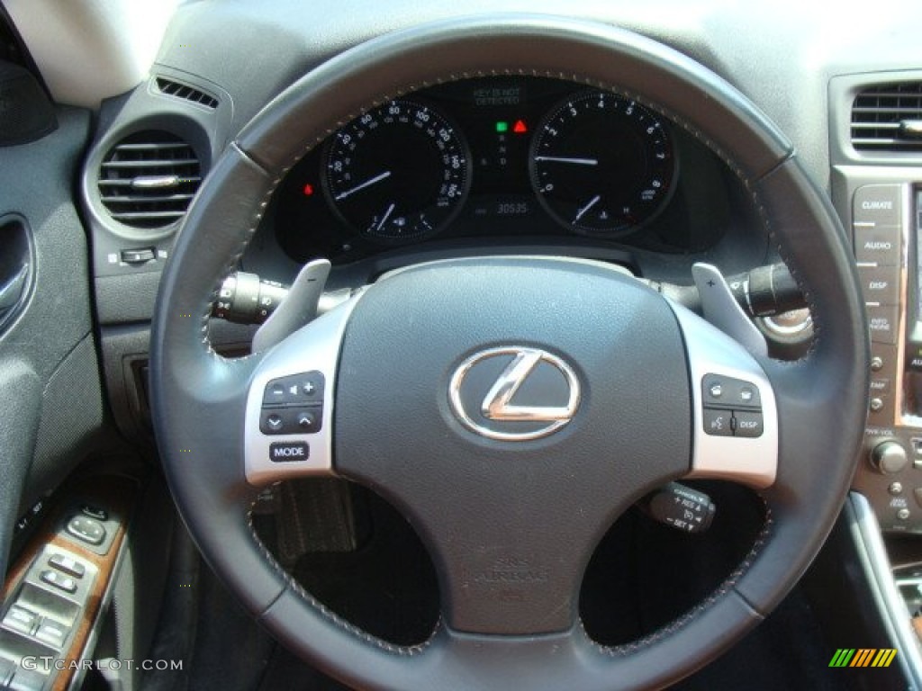 2011 Lexus IS 250C Convertible Steering Wheel Photos
