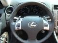 2011 Lexus IS Saddle Tan Interior Steering Wheel Photo