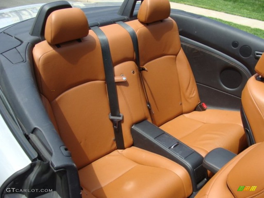 2011 Lexus IS 250C Convertible Rear Seat Photo #93133113