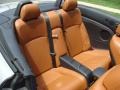 2011 Lexus IS Saddle Tan Interior Rear Seat Photo