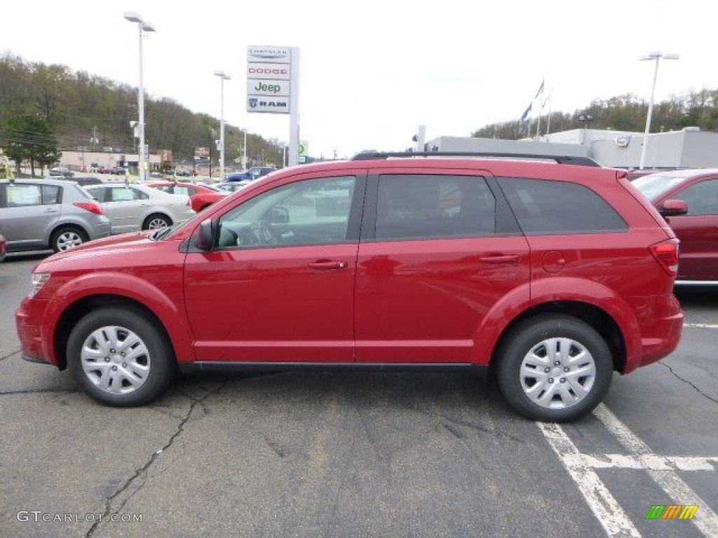 Redline 2-Coat Pearl 2014 Dodge Journey SE AWD Exterior Photo #93133335