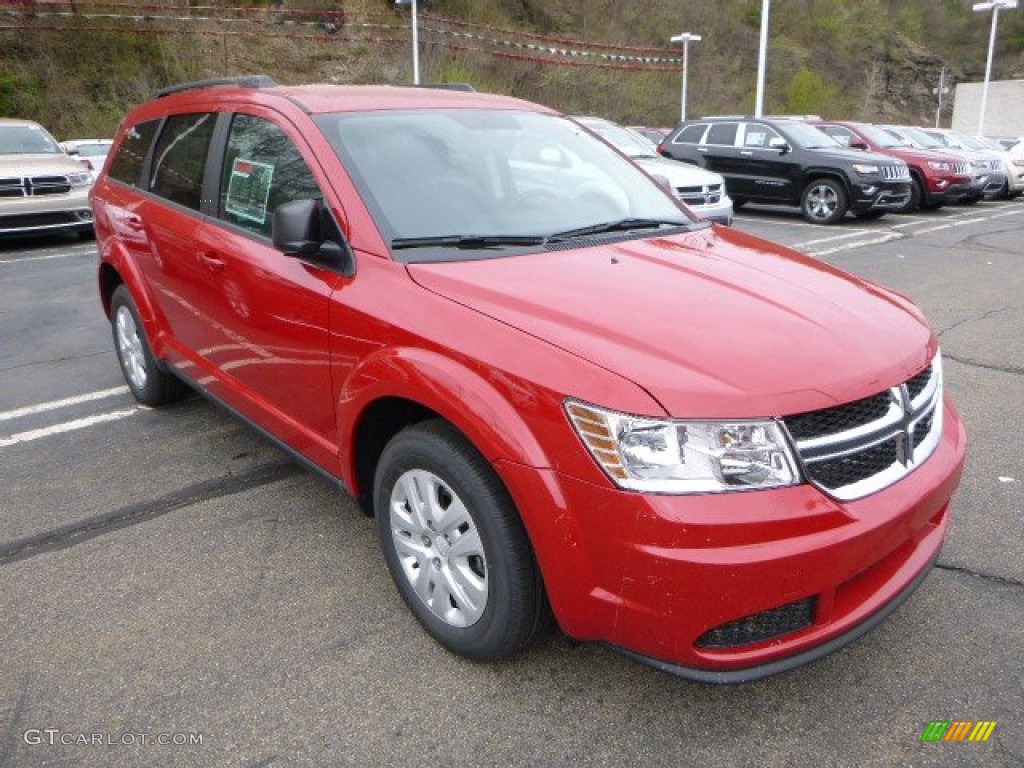 Redline 2-Coat Pearl 2014 Dodge Journey SE AWD Exterior Photo #93133383