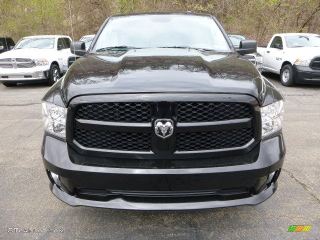 2014 1500 Express Regular Cab 4x4 - Black / Black/Diesel Gray photo #9