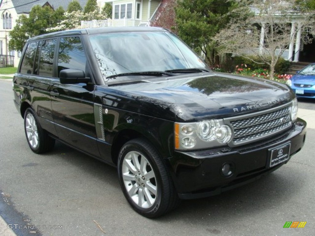 2006 Range Rover Supercharged - Java Black Pearl / Charcoal/Jet photo #3