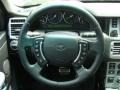 2006 Land Rover Range Rover Charcoal/Jet Interior Steering Wheel Photo