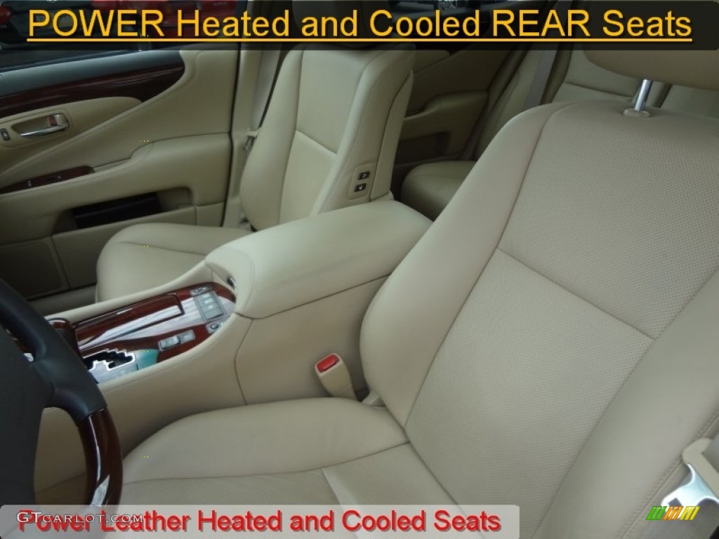 2007 LS 460 - Black Sapphire Pearl / Cashmere photo #4