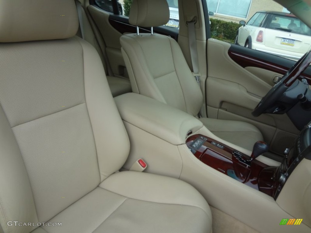 2007 LS 460 - Black Sapphire Pearl / Cashmere photo #13
